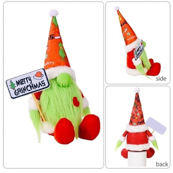 NEW THE GRINCH KNOME CHRISTMAS DECOR dwarf - Picture 2 of 8